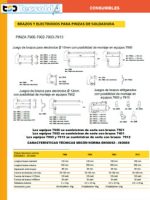 Consumibles electrodos para soldadoras
